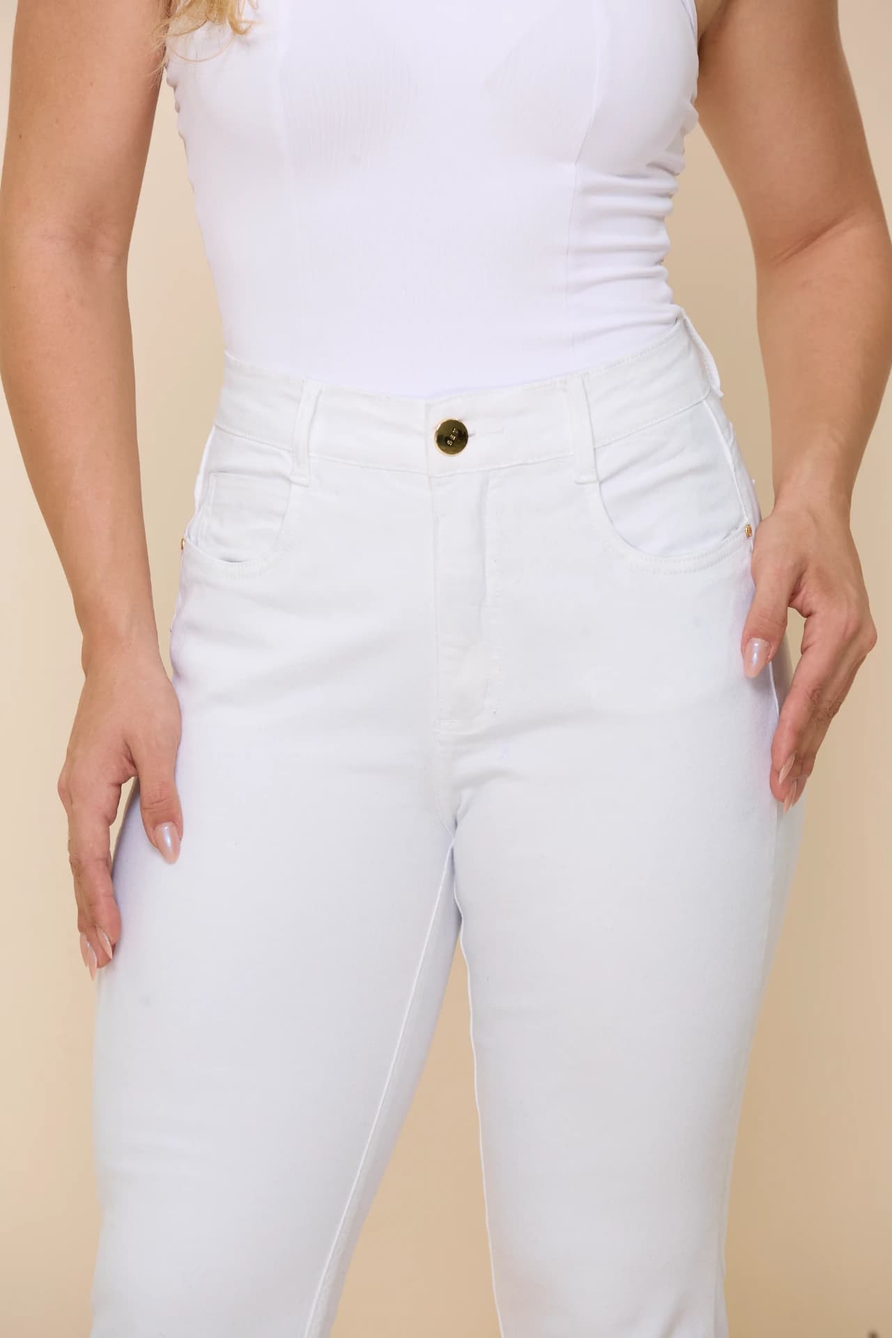 CALCA BOOTCUT BRANCA 3