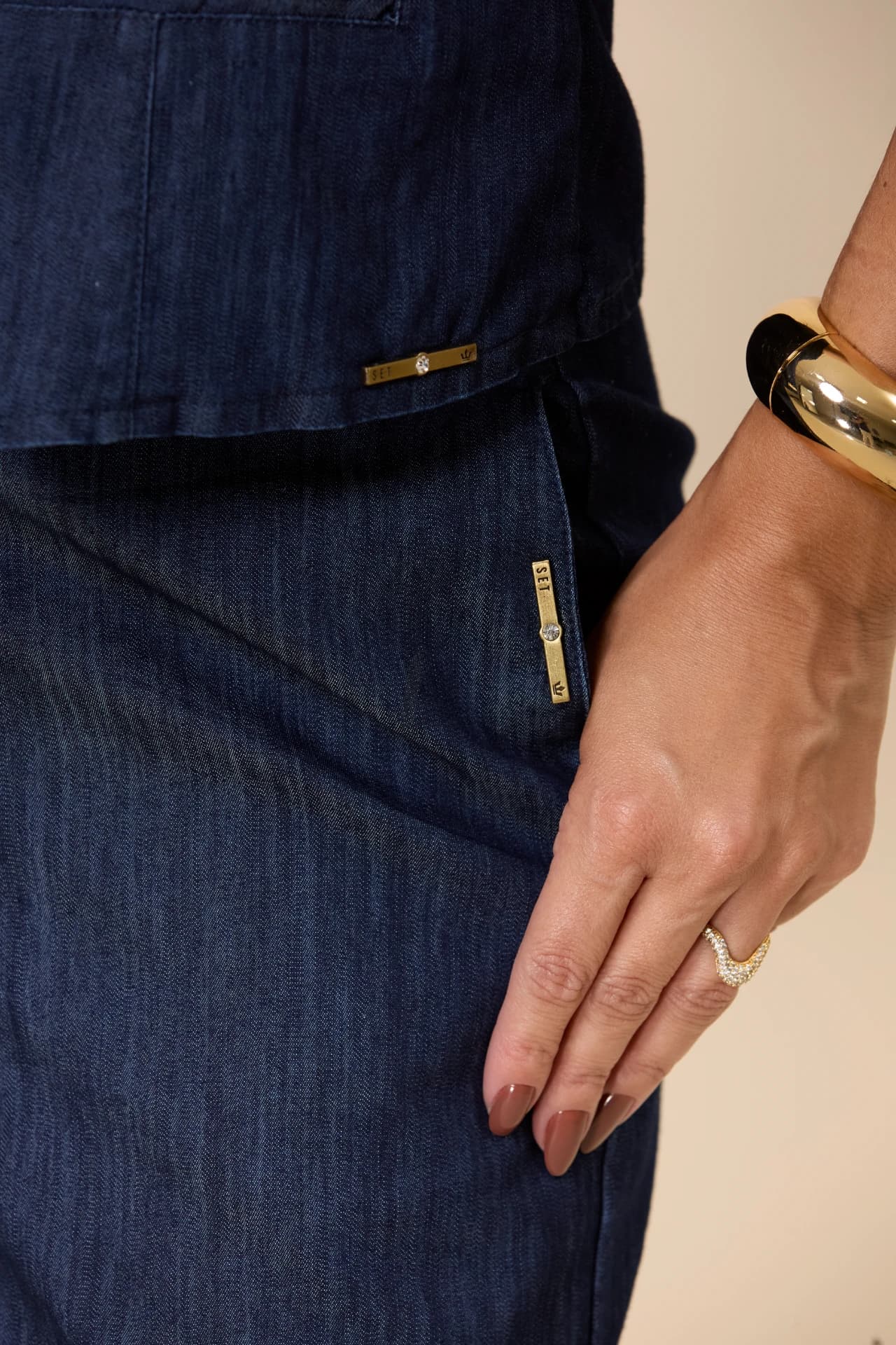 COLETE ALFAIATARIA FIT DENIM 2