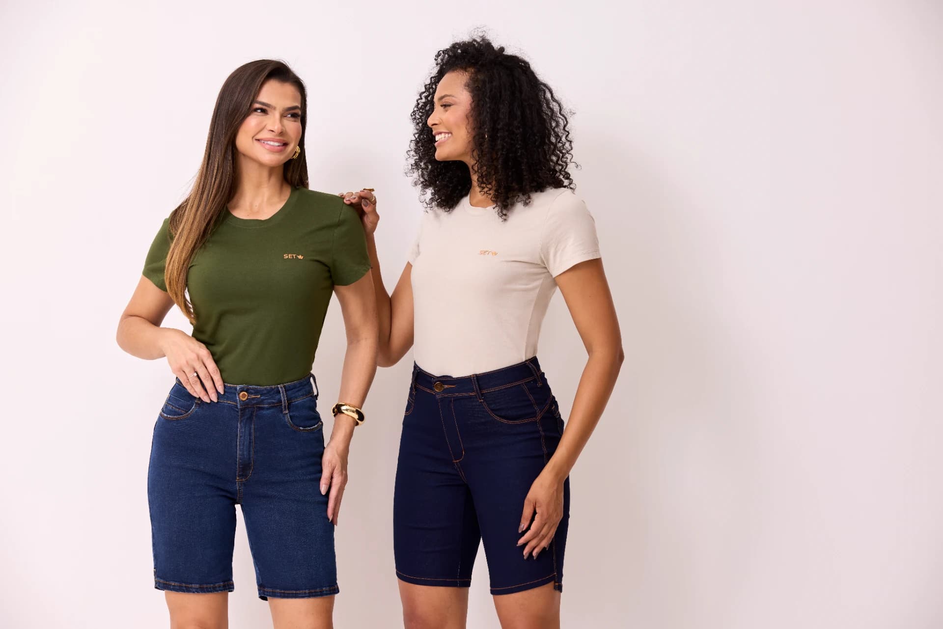 T-SHIRT BABY LOOK SET 1